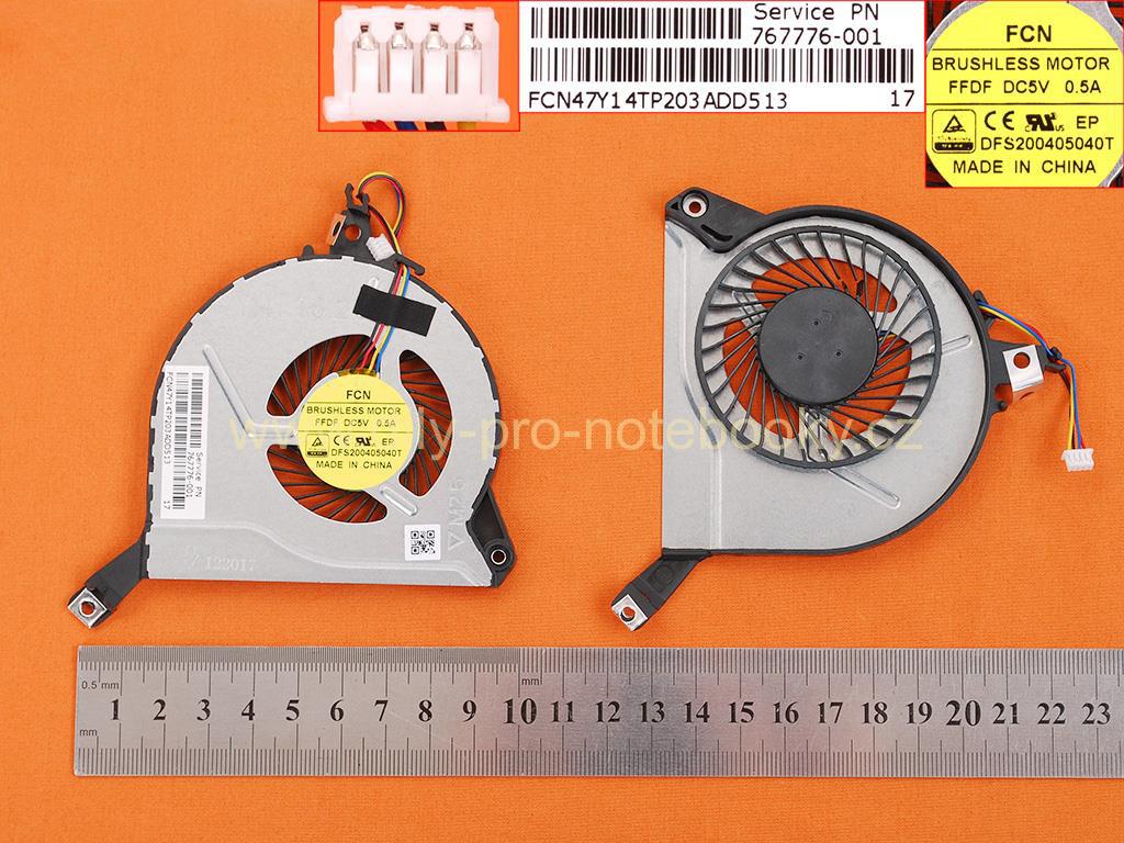 Laptop Cooling Fan for HP Envy, Pavilion 15-K 15-P 17-F HP 14-V