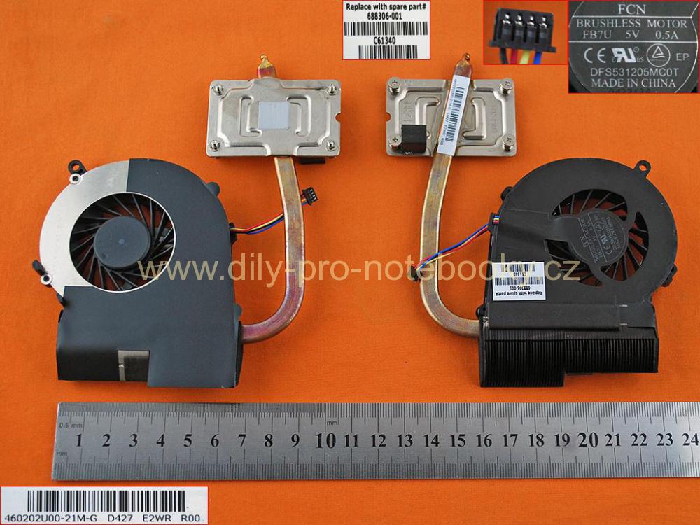 Laptop Cooling Fan for HP Compaq Presario 650 655 CQ58