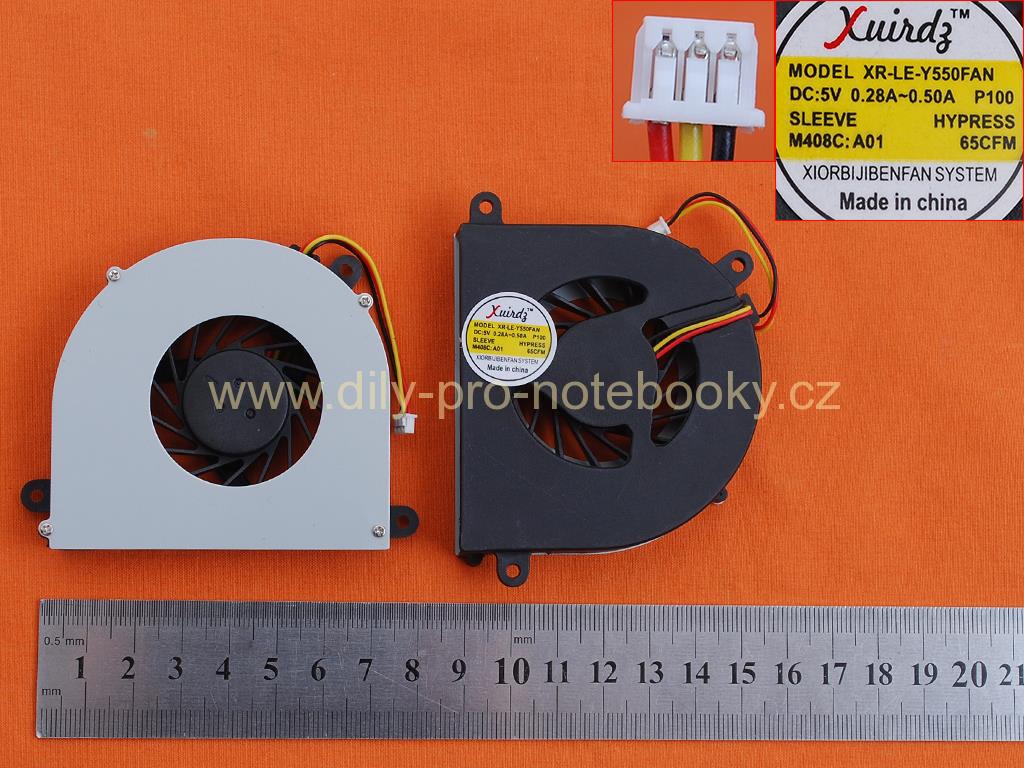 Laptop Cooling Fans for Lenovo IdeaPad Y550 Y550A Y550P