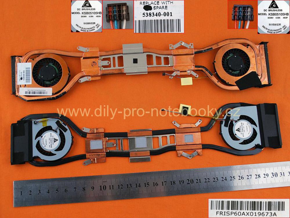Cooling Fan with Heatsink for HP Envy 13-1000