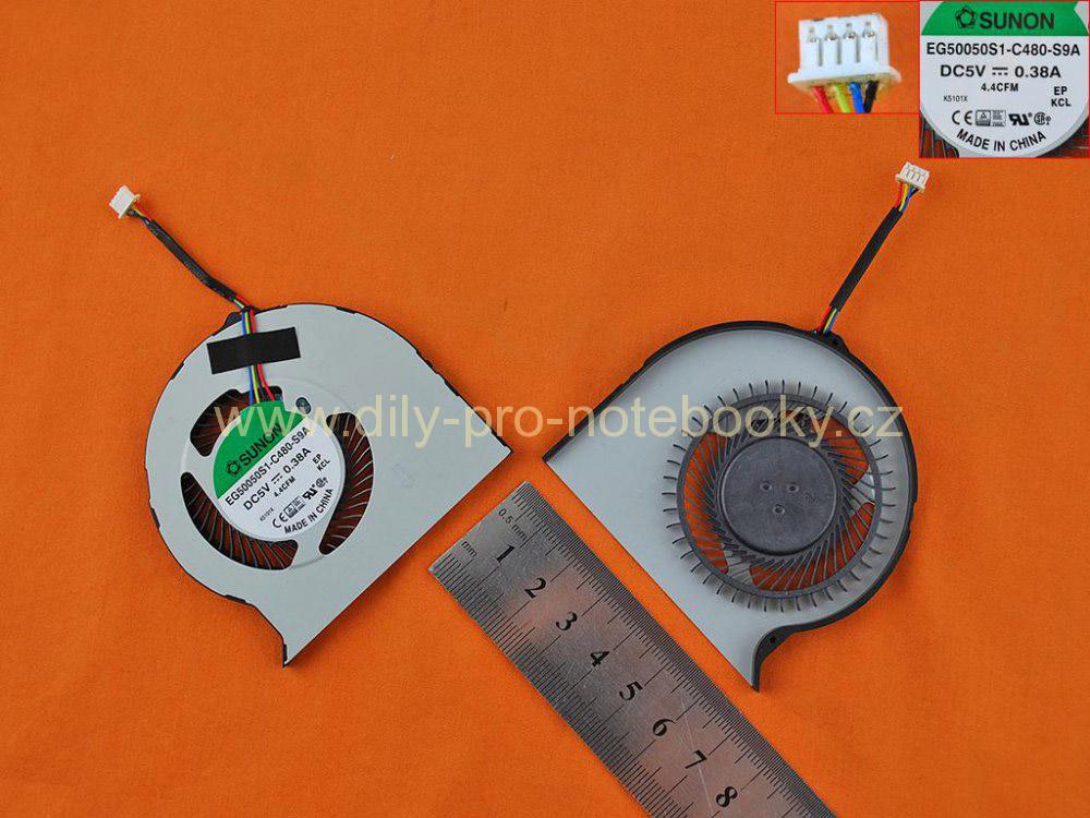 Laptop Cooling Fan for Dell Latitude 14 7000 ( E7450 ), version 1