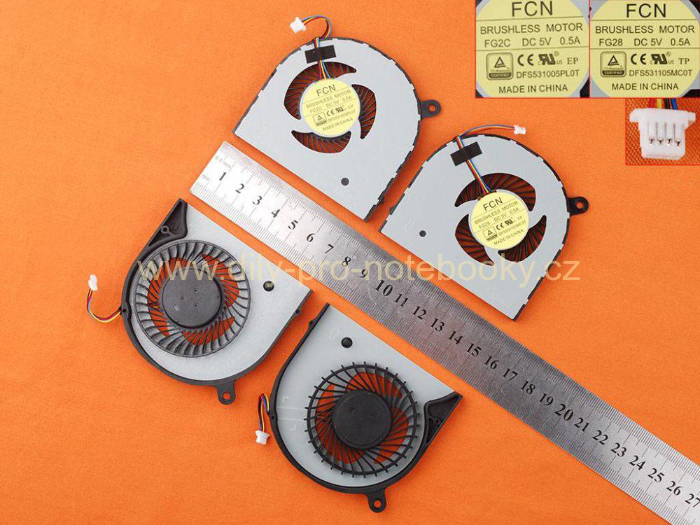 Laptop Cooling Fans for Acer Aspire VN7 Nitro VN7-591 VN7-591G , CPU + GPU