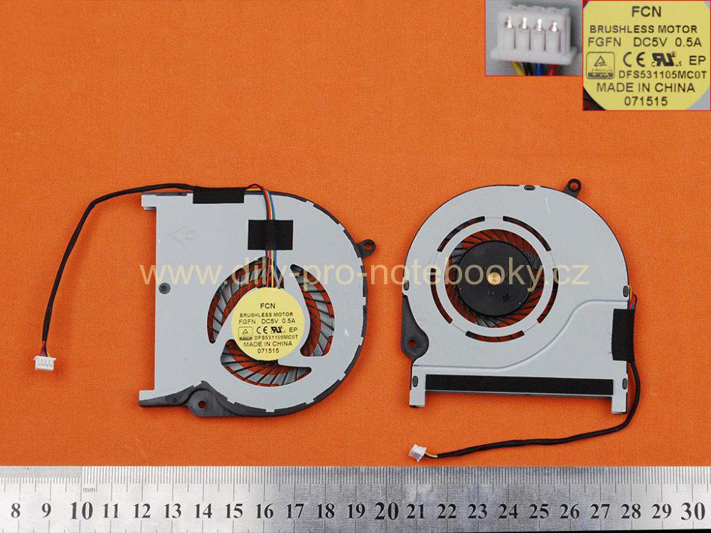 Laptop Cooling Fan for Toshiba Satellite Fusion 15 L55W L55W-C