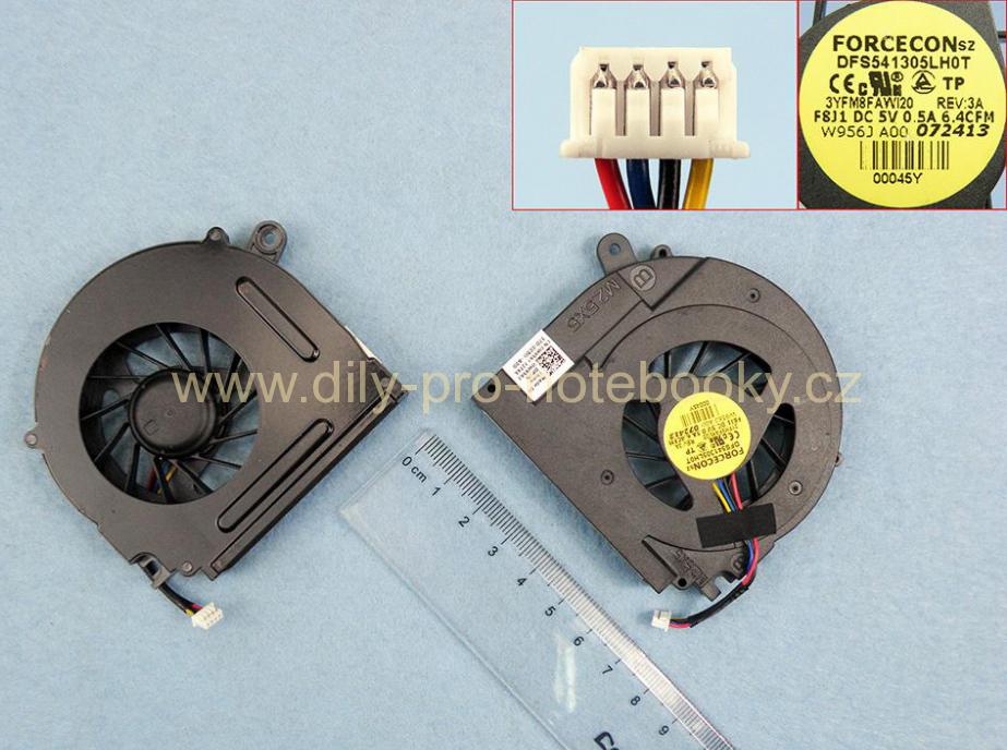 Laptop Cooling Fan for Dell Studio 1555 1558 , version 1