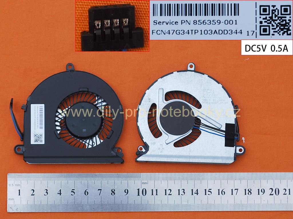 Laptop Cooling Fan for Lenovo IdeaPad V310-14ISK HP Pavilion 15-AU 15-AU000 15-AW 15-AW000