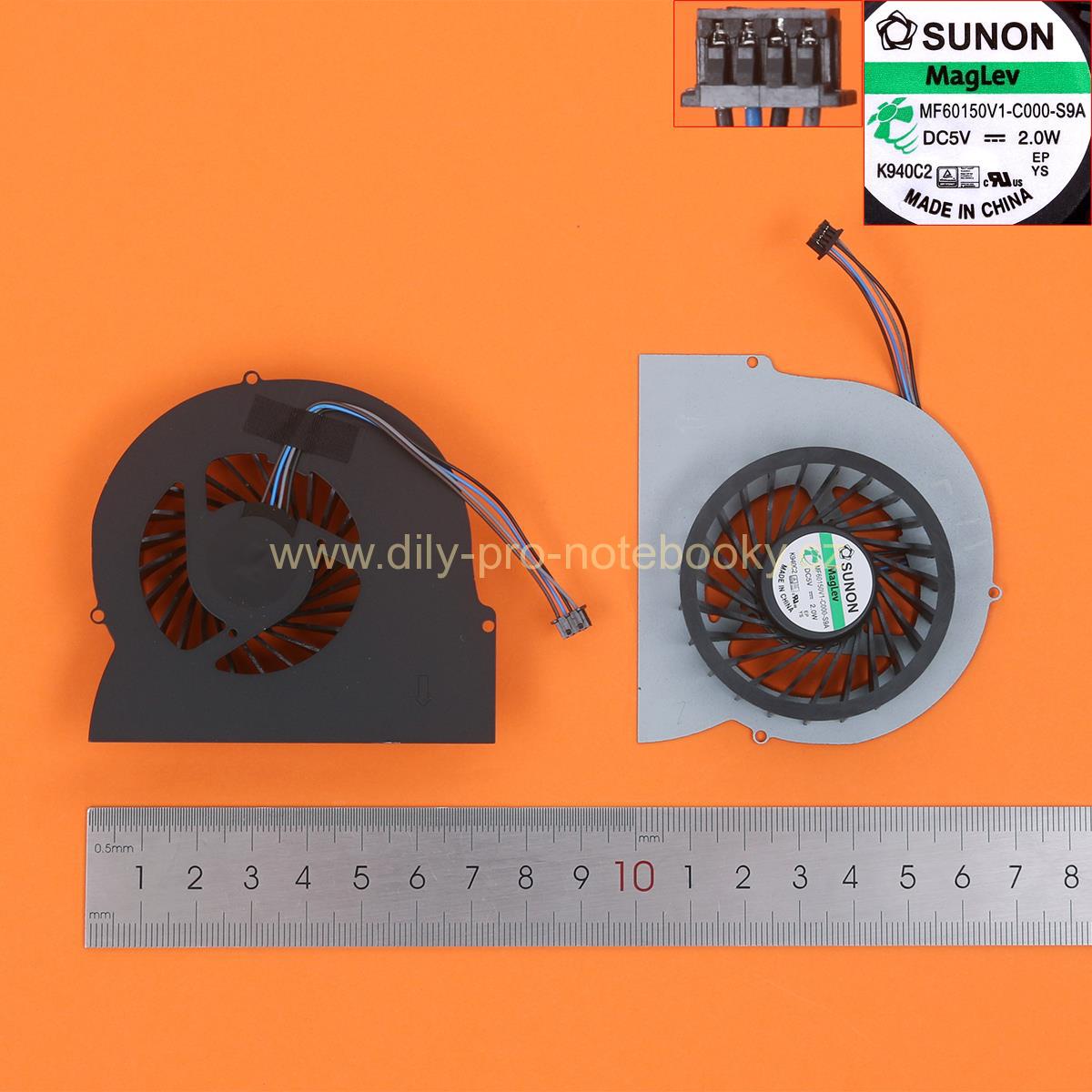 Laptop Cooling Fan for HP EliteBook 8560W 8460P 8460W 8560P, version 3