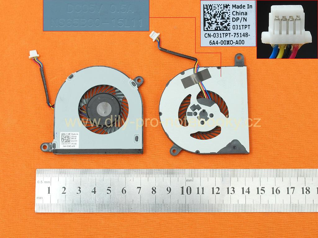 Laptop Cooling Fan for Dell Inspiron 5368 5378 5568 7569 13-7000 15-5000
