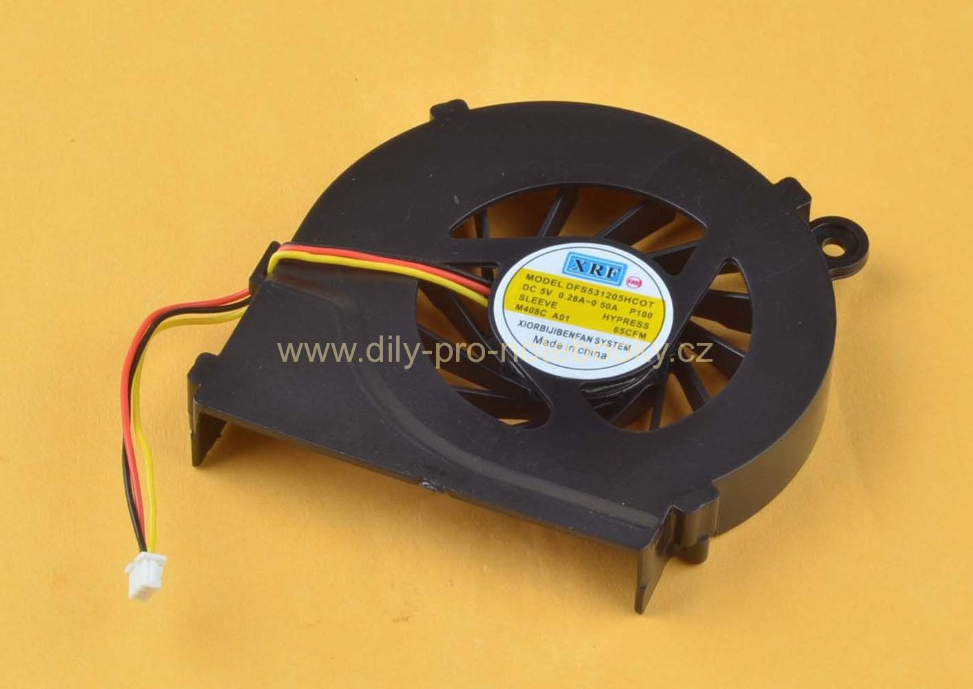 Laptop Cooling Fan for HP CQ56 G56 G62 G72 CQ62 CQ72 CQ42, 3PIN, version 2