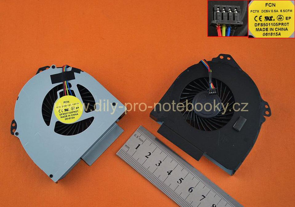 Laptop Cooling Fan for Dell Latitude E6540, version 2