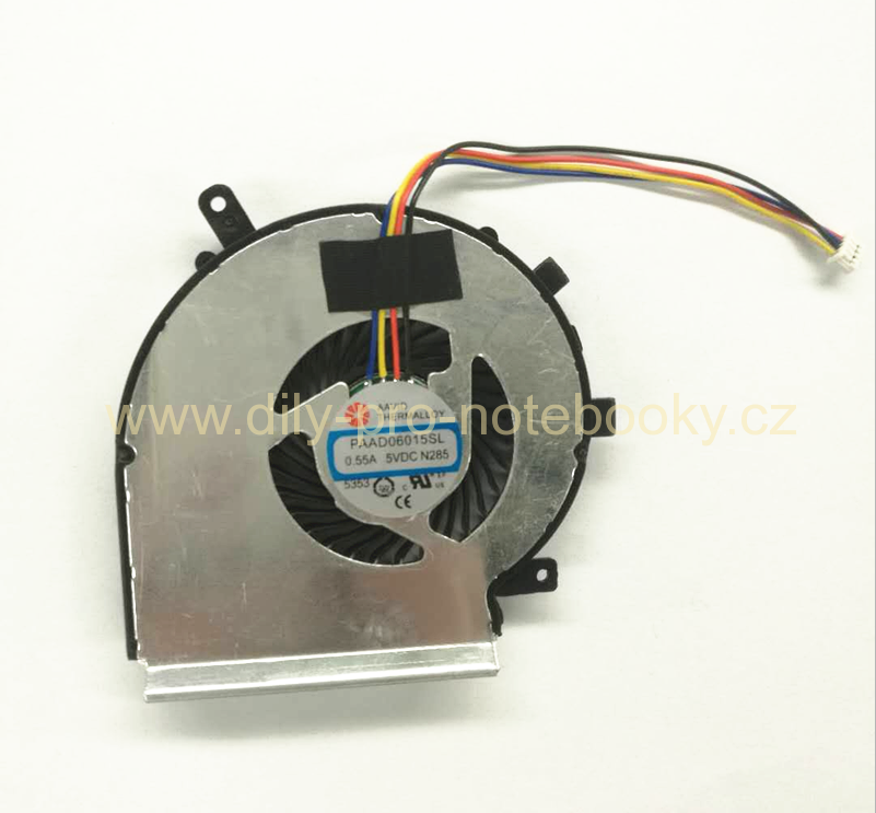 Laptop Cooling Fan for MSI GE62 GE72 GL62 GL72 PE60 PE70, CPU, 4PIN, version 2