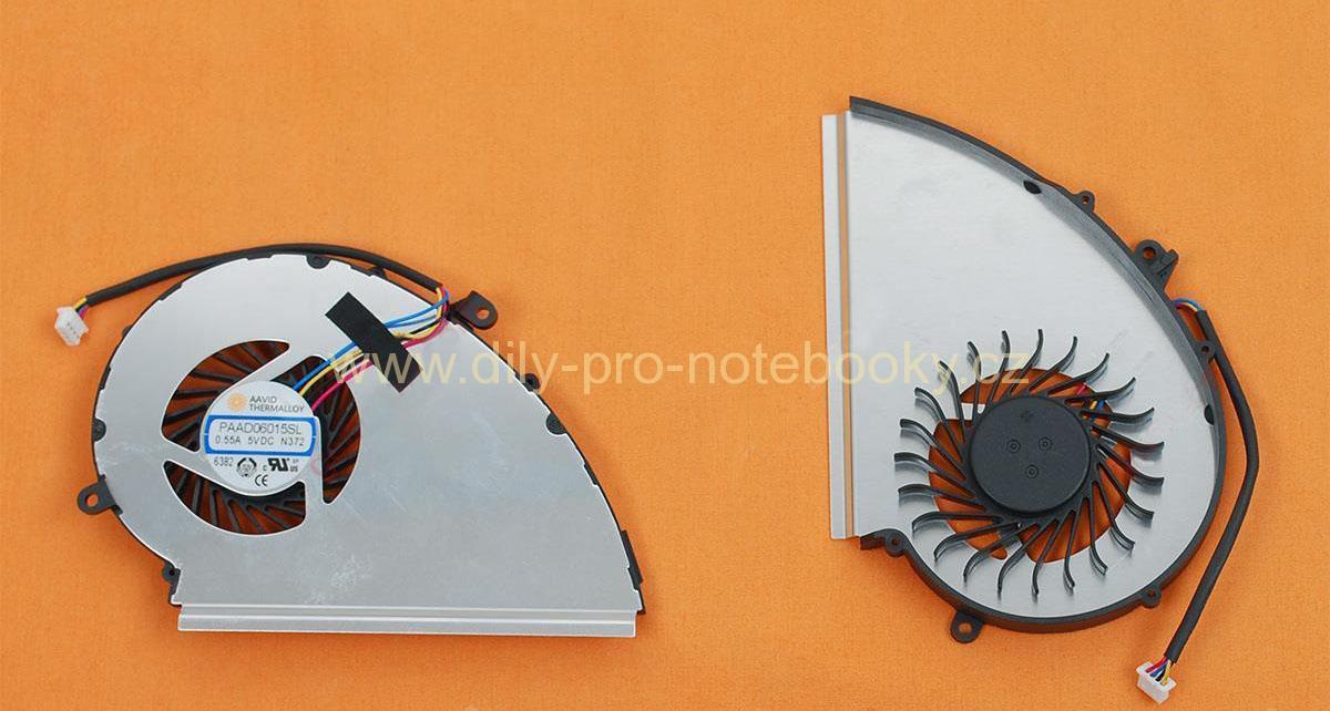 Laptop Cooling Fan for MSI GE72VR GP72VR GP72MVR, GPU