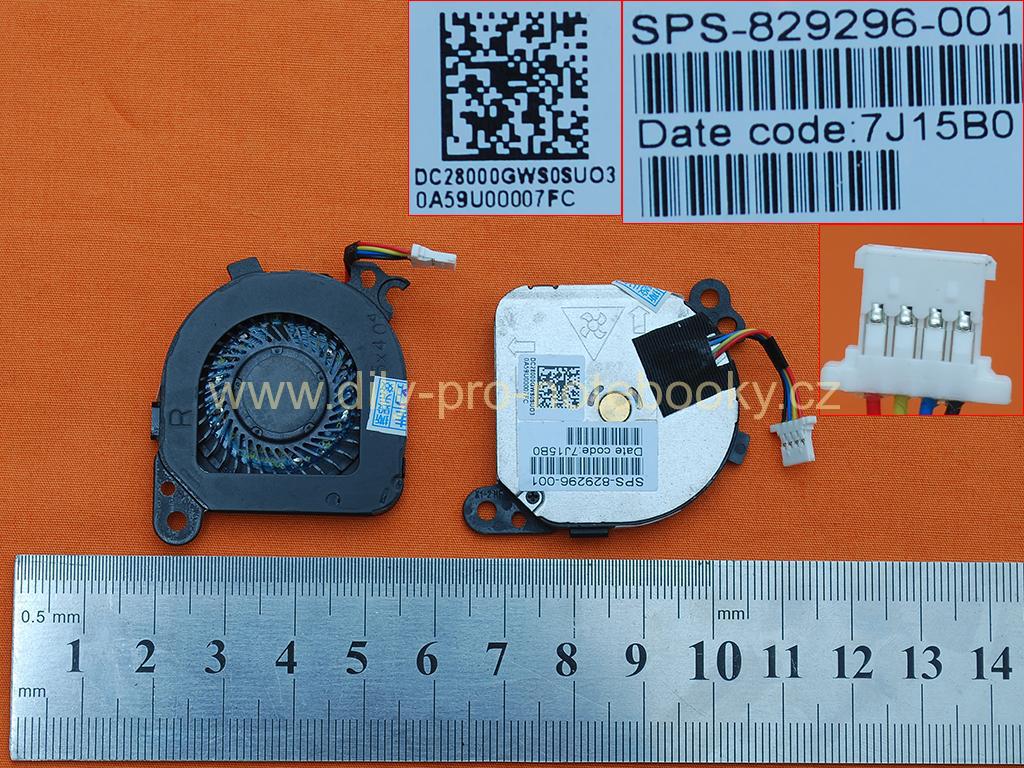 Laptop Cooling Fan for HP Envy 13-D, right side