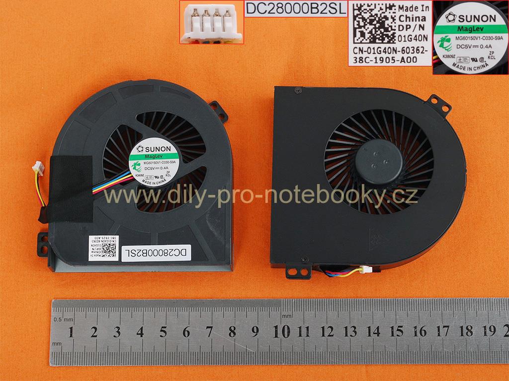 Laptop Cooling Fan for Dell Precision M4700, CPU