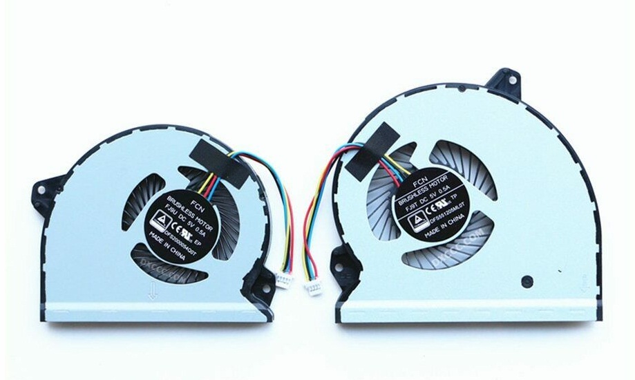 Laptop Cooling Fans for Asus ROG Strix GL702 GL702VM GL702 S7VM GL702VMK , CPU + GPU