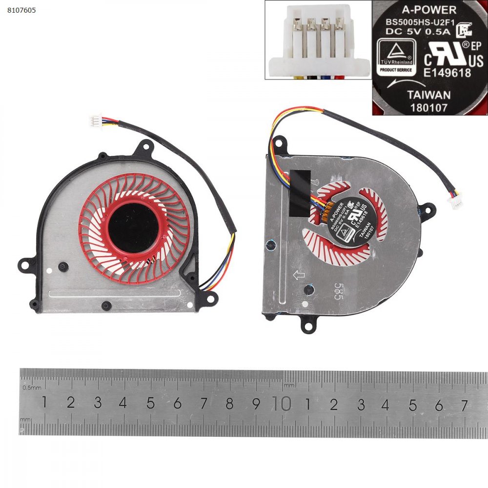 Laptop Cooling Fan for MSI S1-01 PE42 PS42 14B1 14B2