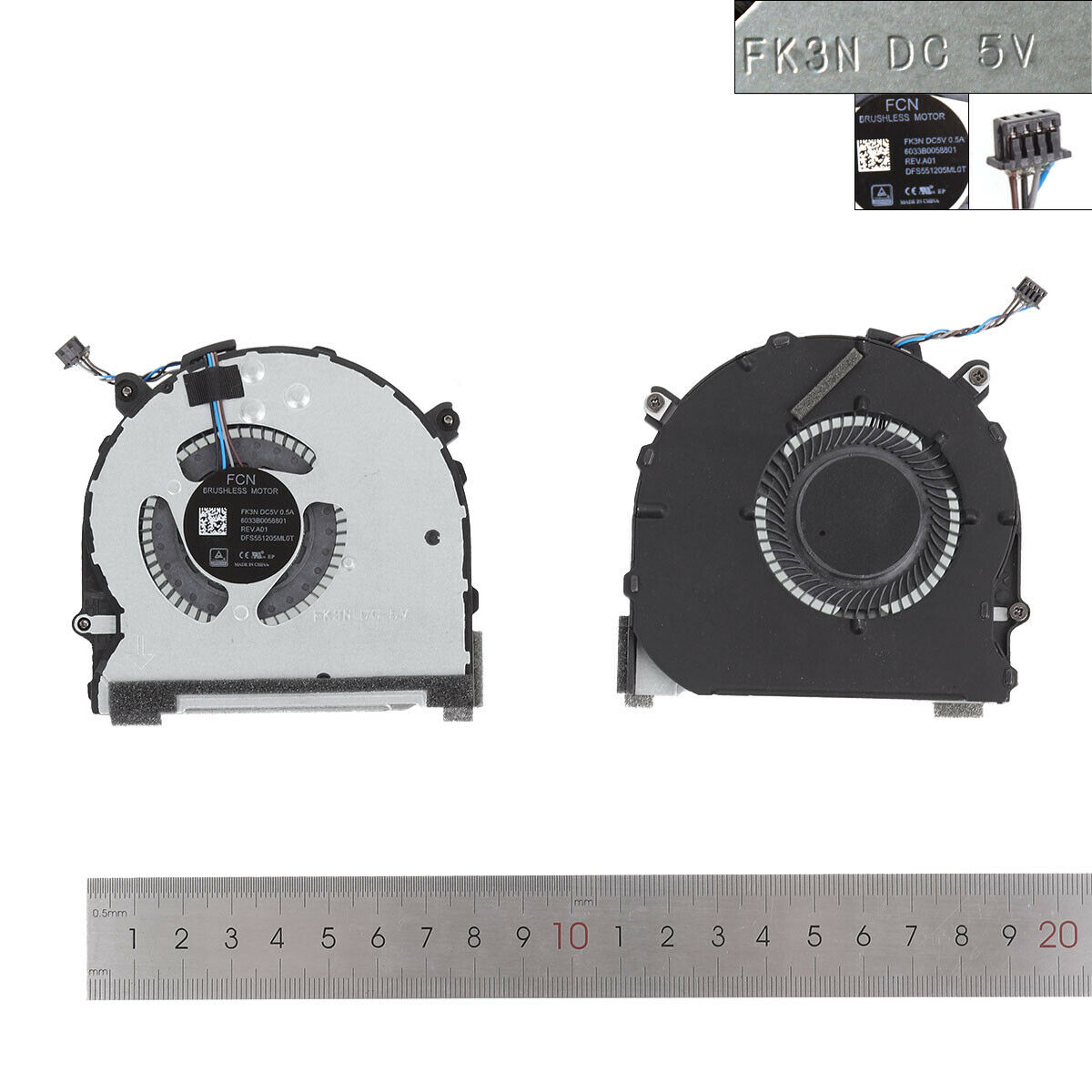 Laptop Cooling Fan for HP ProBook 640 645 G4 HSN-I14C-4 FK3N
