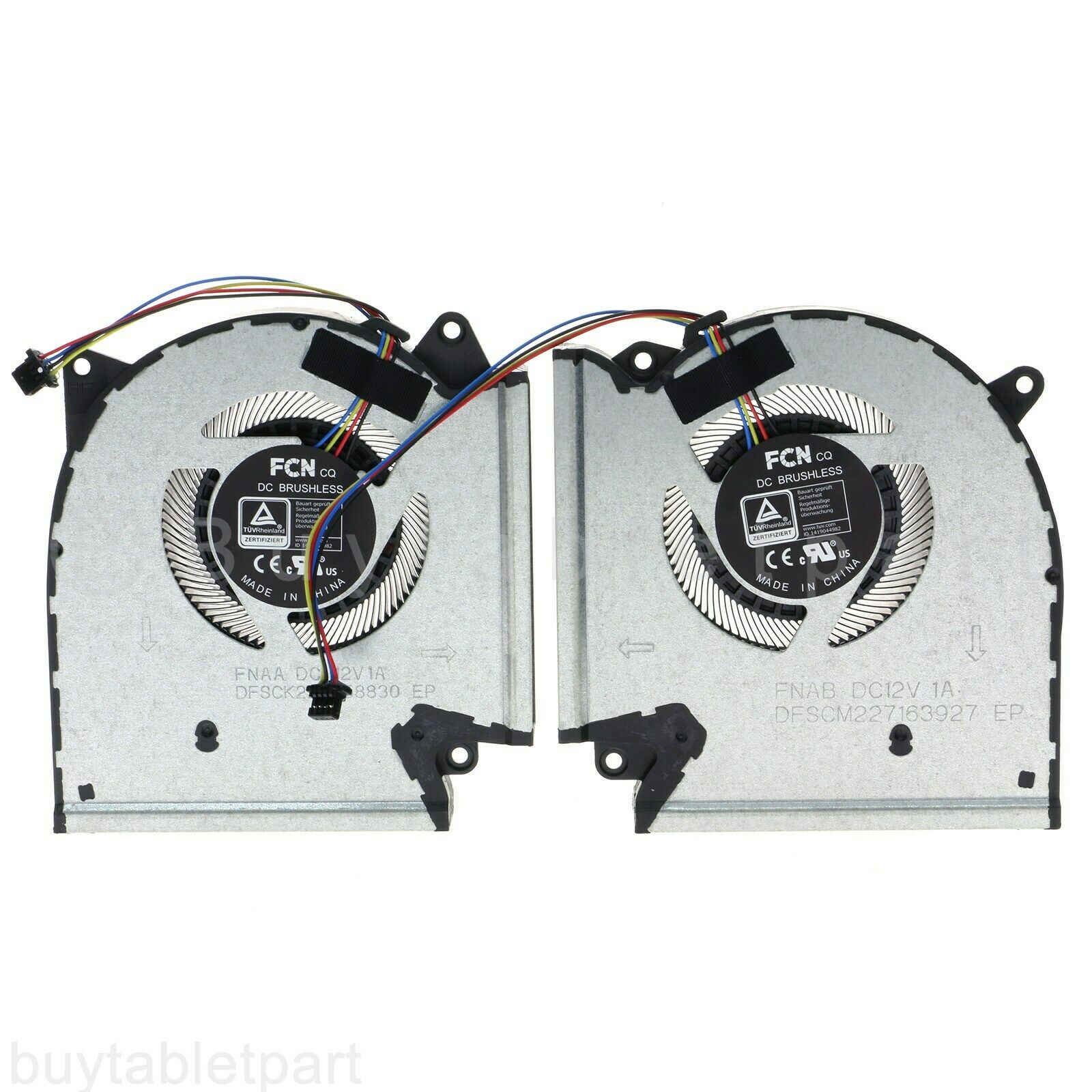 Laptop Cooling Fans for Asus ROG Strix SCAR G533QS G513QR G713QR G733QS , CPU + GPU