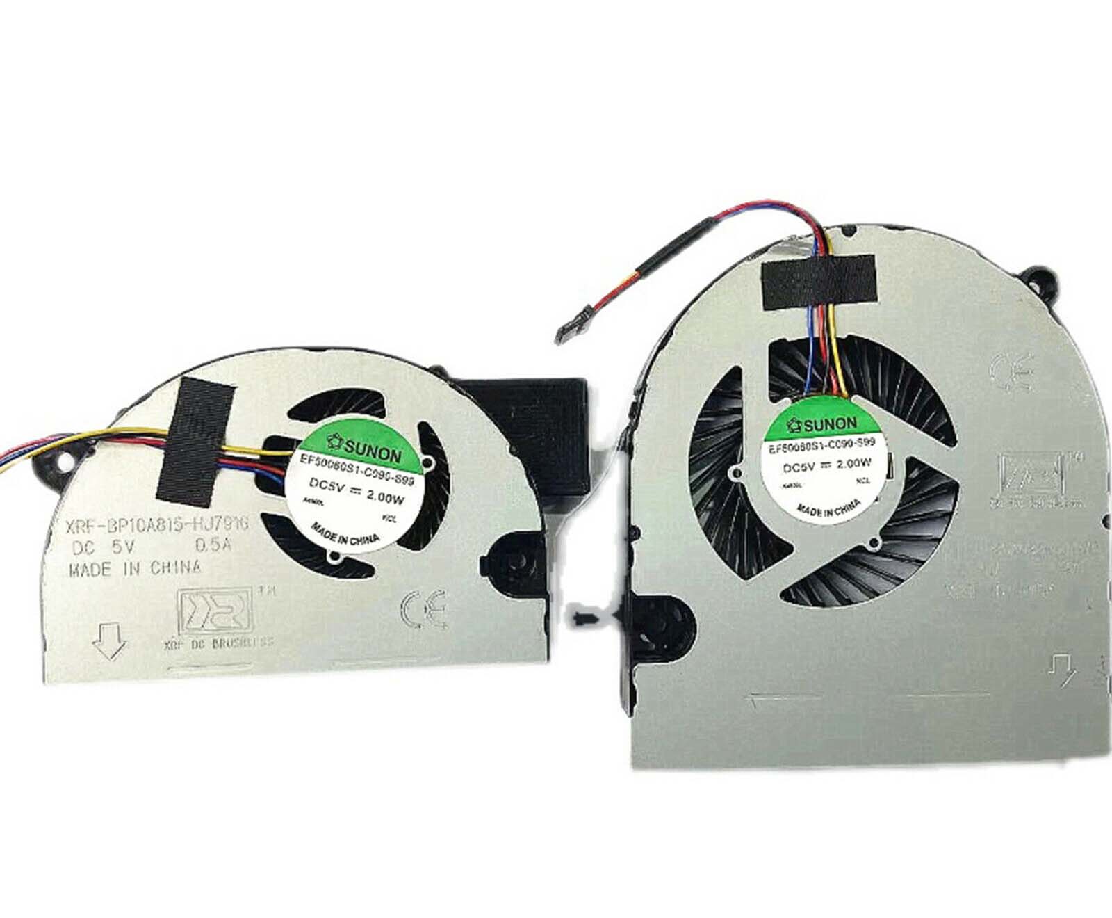 Laptop Cooling Fans for Acer Aspire VN7-791G, CPU + GPU, version 2