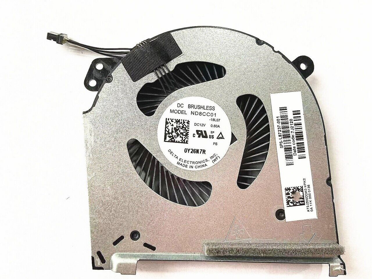 Laptop Cooling Fan for HP 15-DH TPN-C143 , for GPU