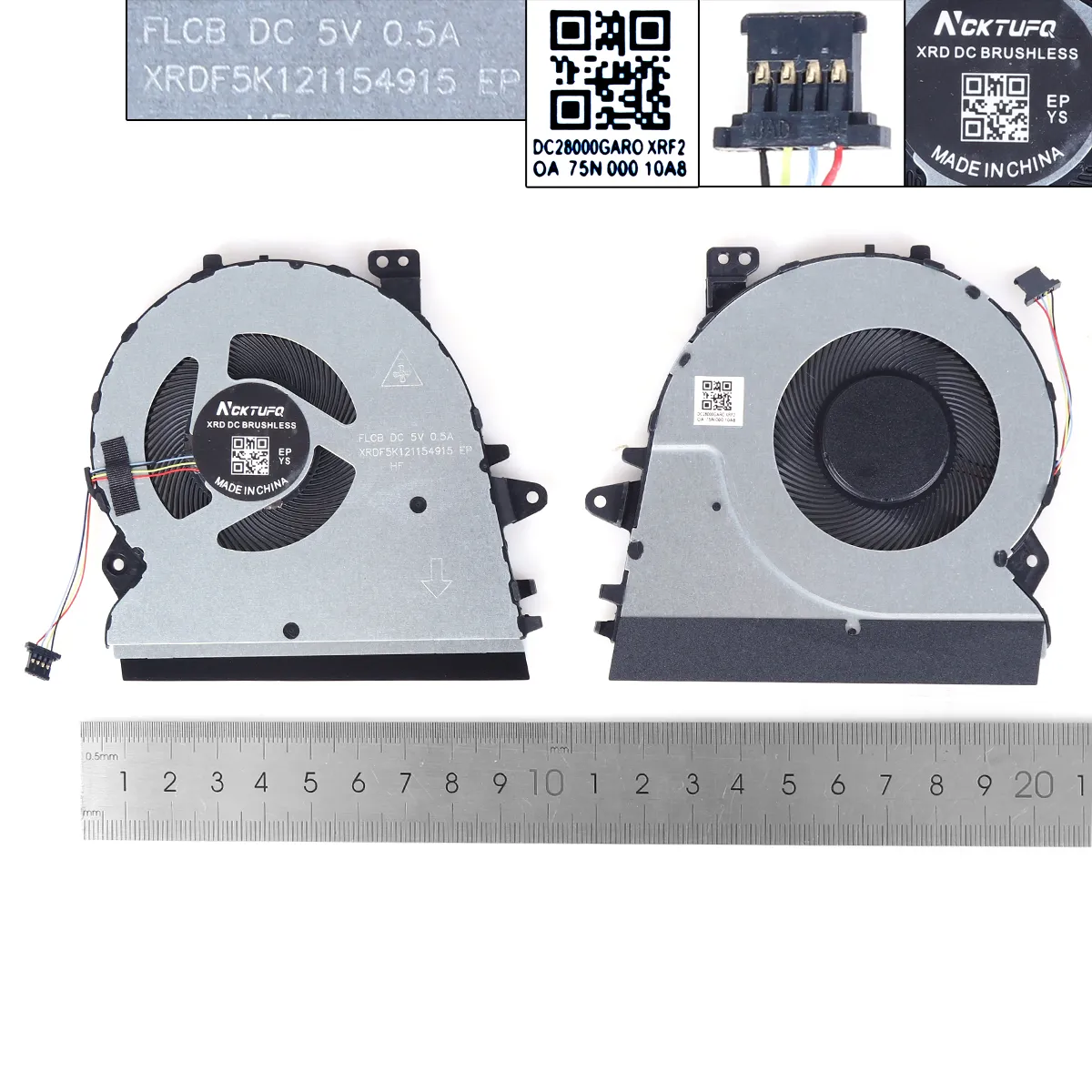 Laptop Cooling Fan for Asus UX431FA UX431FL UX431FN UM431DA BX431FA S4500F U4500F