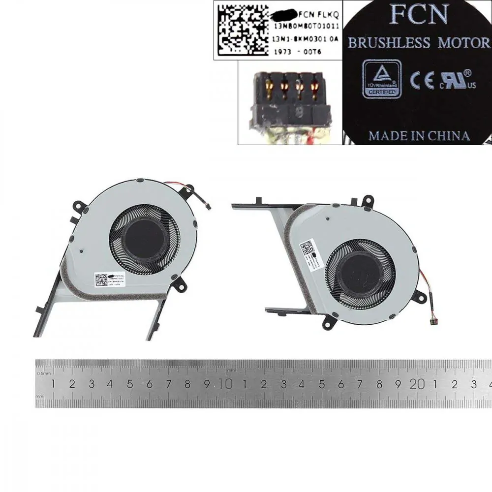 Laptop Cooling Fan for Asus ZenBook Flip 15 UX562F UX562FA UX562FD UX562FDX