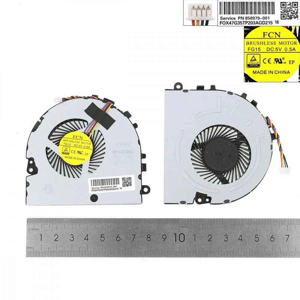 Laptop Cooling Fan for HP Pavilion 15-DA 15-DA0024LA