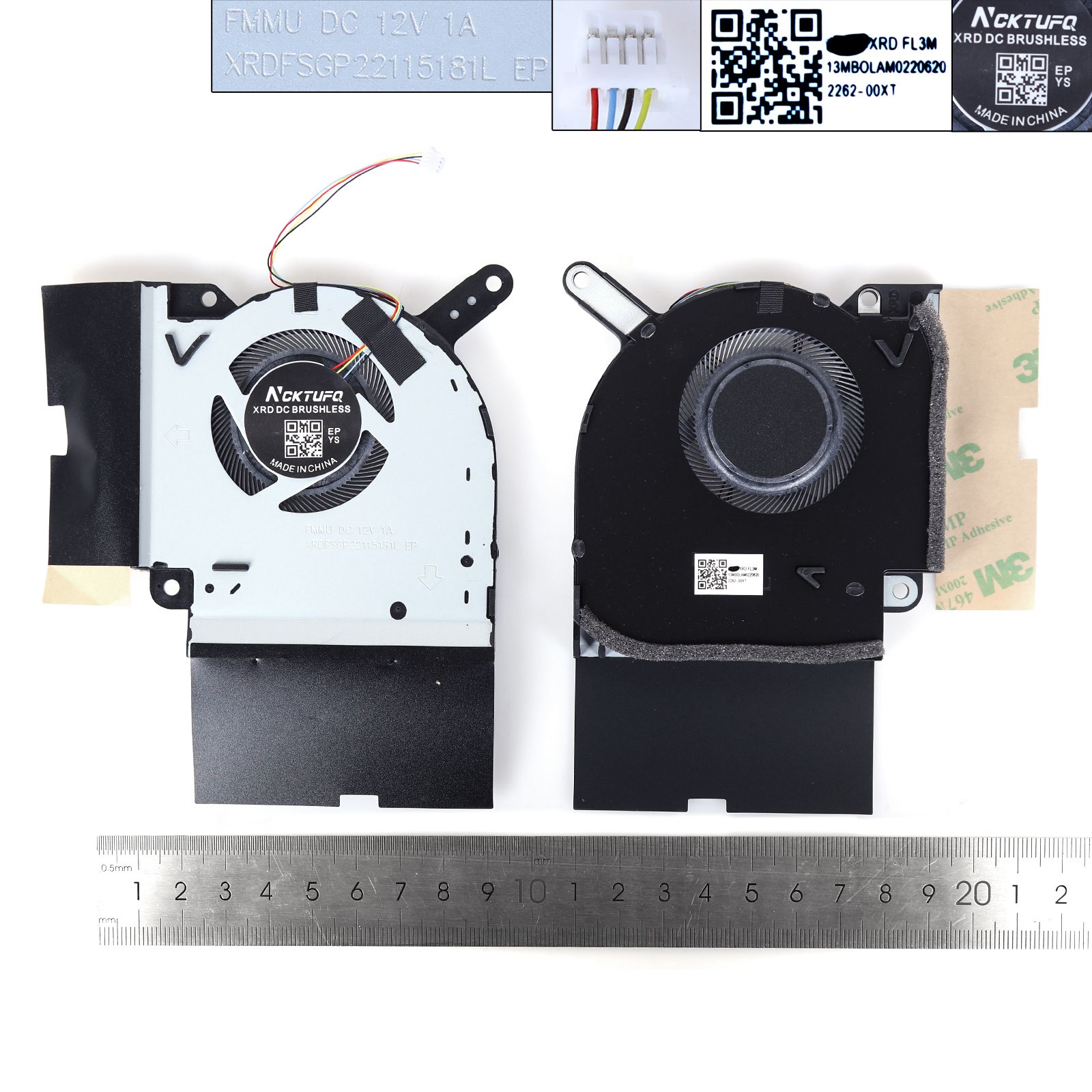 Laptop Cooling Fan for Asus ROG Strix G531 G531G G531GV , version 2 , DC 12V , for GPU