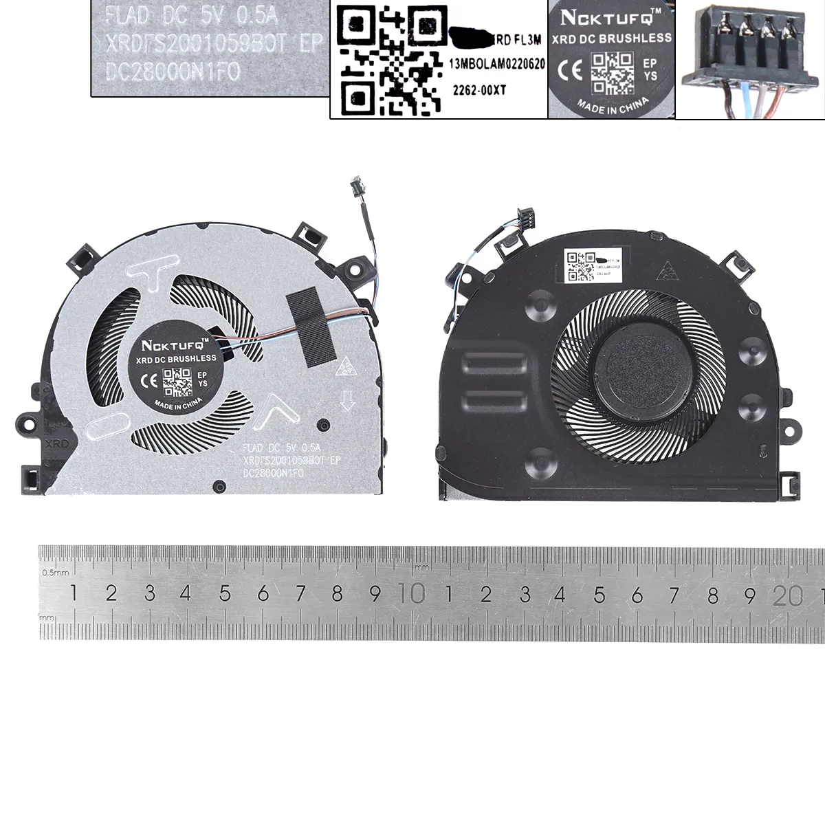 Laptop Cooling Fan for Lenovo IdeaPad S340-14 S340-14IIL S340-14API S340-14IWL S340-14IML (2019)