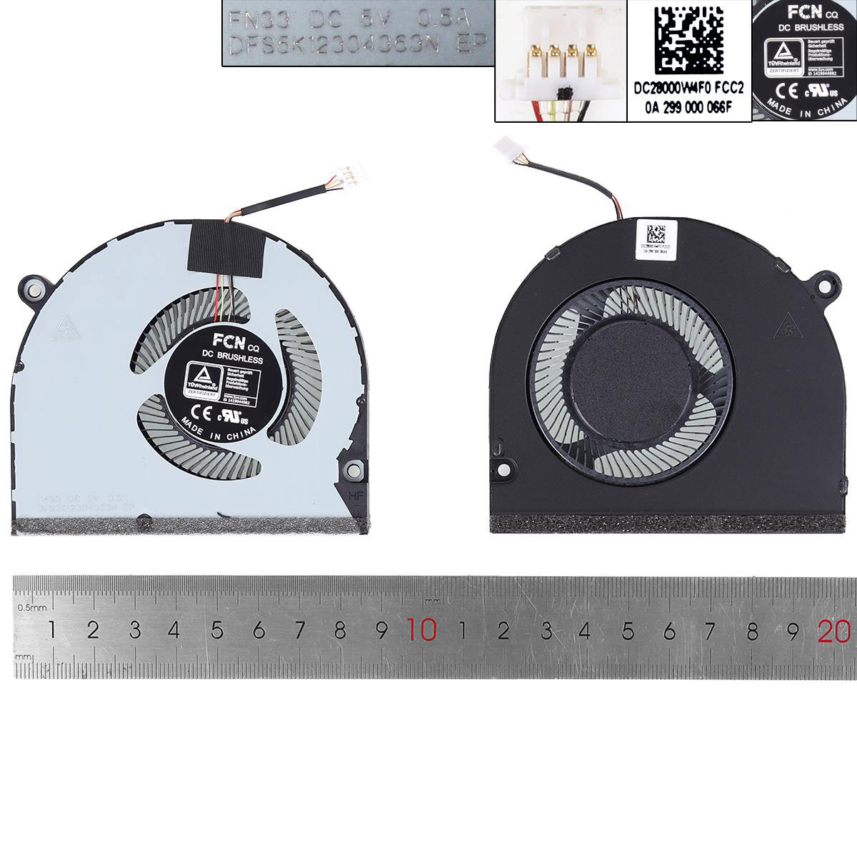 Laptop Cooling Fan for Acer SF314-43 Ryzen7 2021 SF314-511-501B
