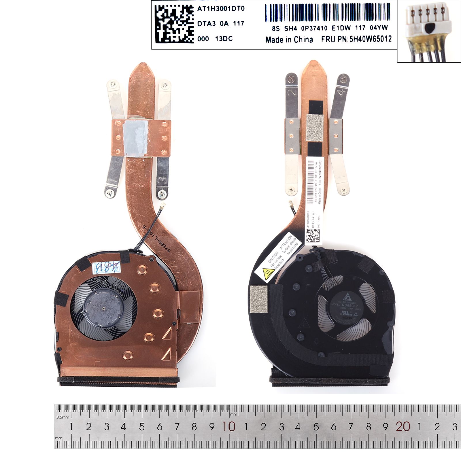 Cooling Fan with Heatsink for Thinkpad X1 Carbon 7th