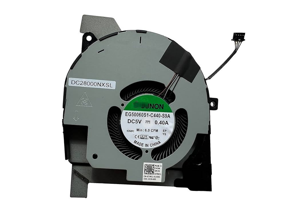 Laptop Cooling Fan for Dell Latitude 5501 5511 Precision 3541 3551