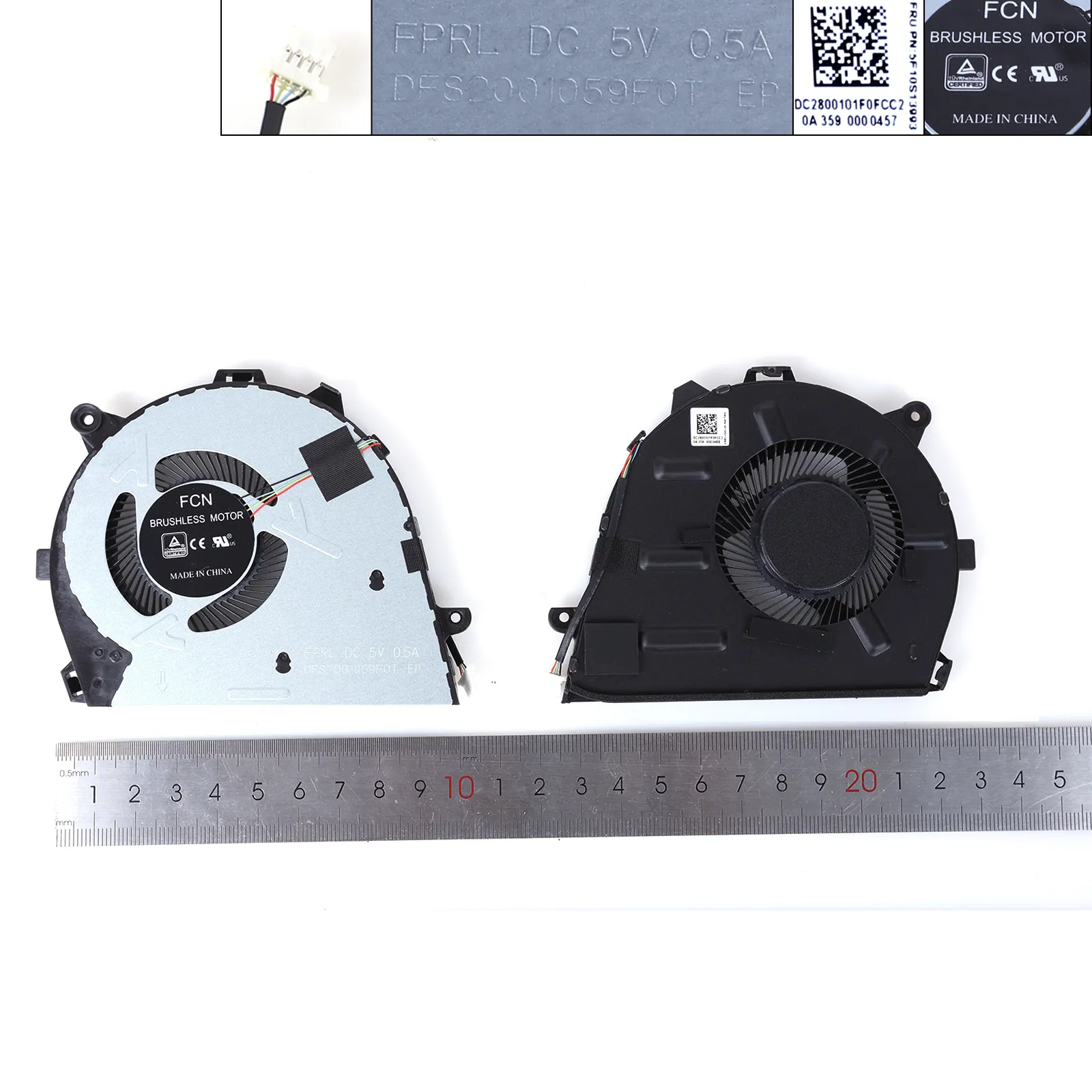 Laptop Cooling Fan for Lenovo IdeaPad 5-14ITL05 5-14IIL05 5-14ARE05 5-14ALC05 AIR-14ARE , version 3 , 5V DC