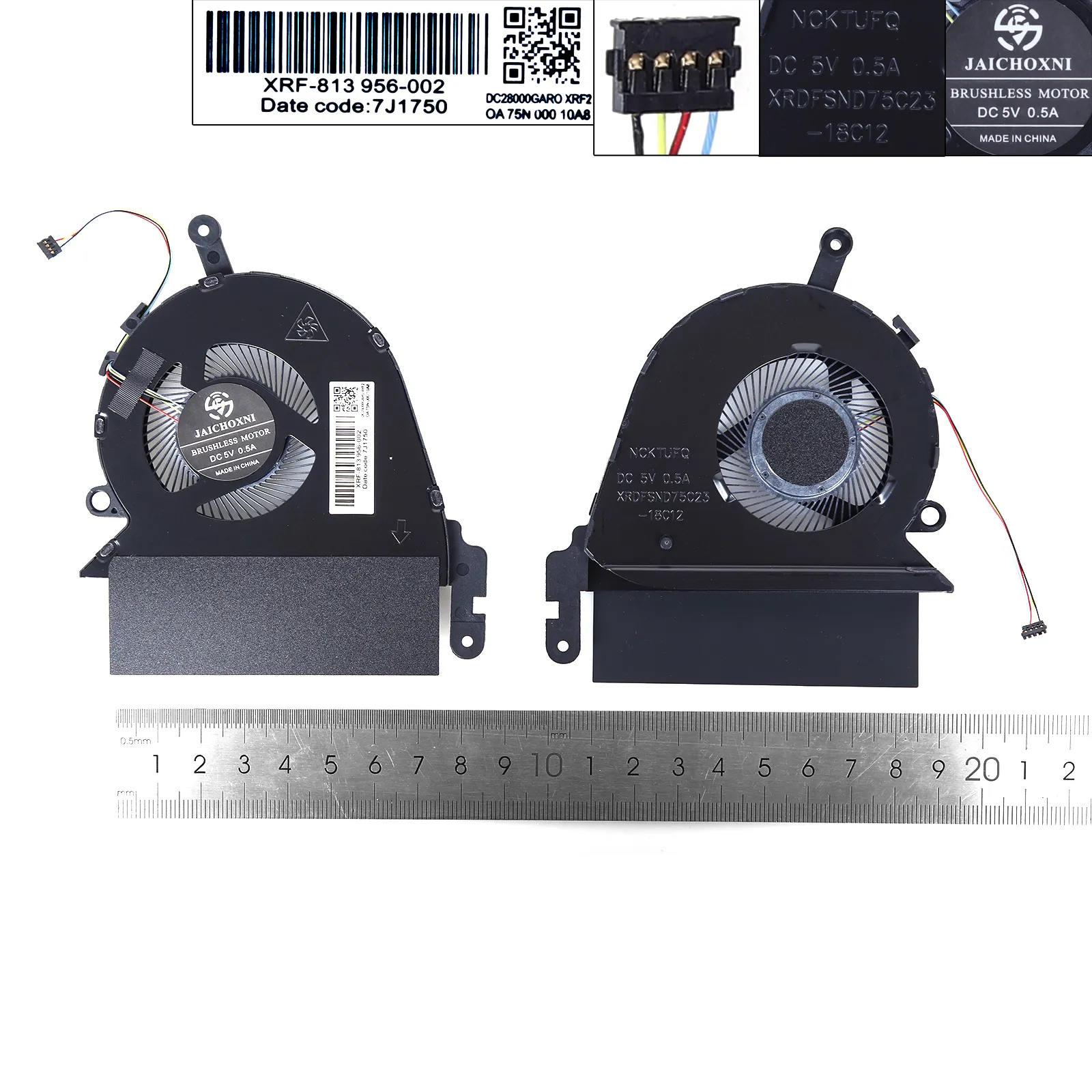 Laptop Cooling Fan for HP Spectre X360 15-DF 15T-DF , for CPU