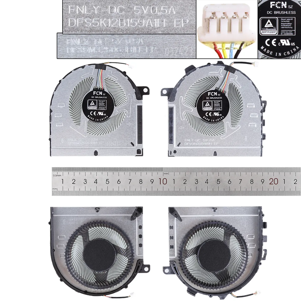 Laptop Cooling Fans for Lenovo IdeaPad Gaming 3-15ACH6 3-15IHU6 82K2 , CPU+GPU