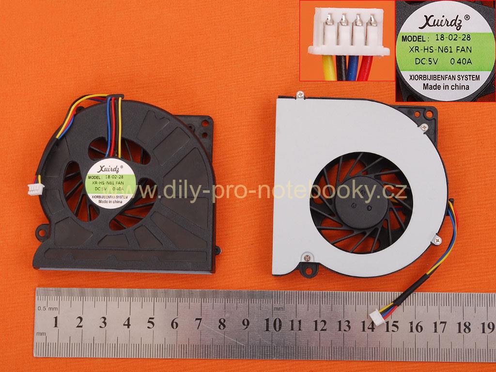 Laptop Cooling Fan for Asus N61 N61J N61JV N61JQ K52 K52F A52F A52JK A52 N64X