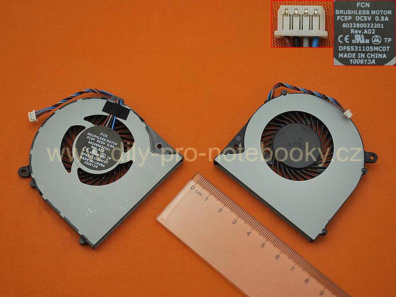 Laptop Cooling Fan for Toshiba Satellite L50 L950 L950D L955D S950 S955 S955D, version 2
