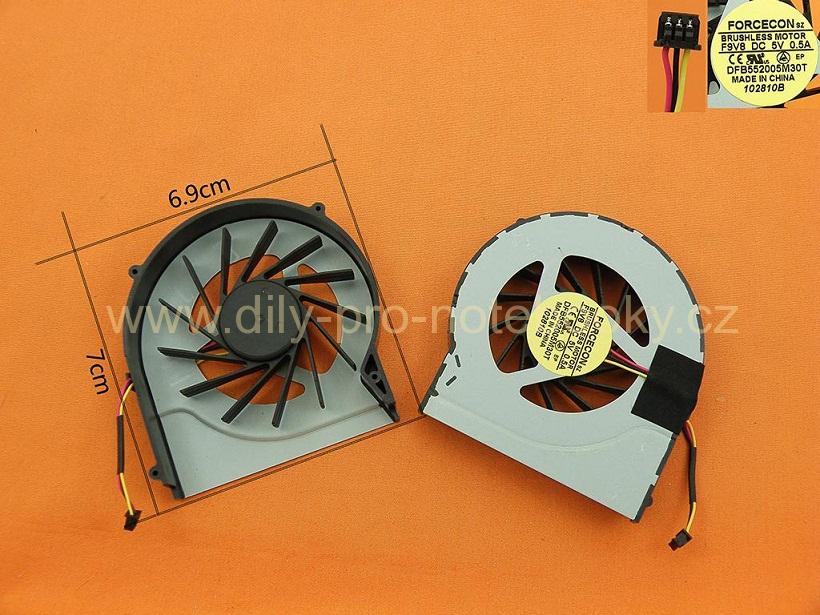 Laptop Cooling Fan for HP Pavilion DV7-4000 DV6-4000 DV6-3000 (3-PIN), 622032-