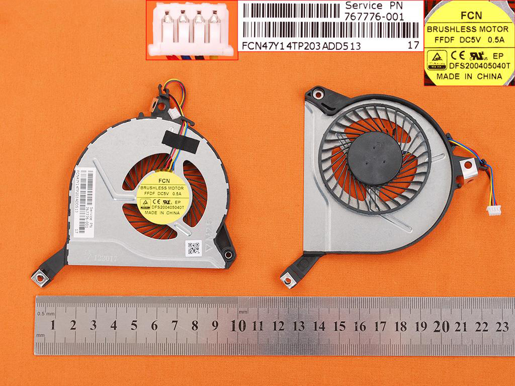Laptop Cooling Fan for HP Envy, Pavilion 15-K 15-P 17-F HP 14-V
