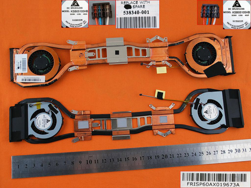 Cooling Fan with Heatsink for HP Envy 13-1000
