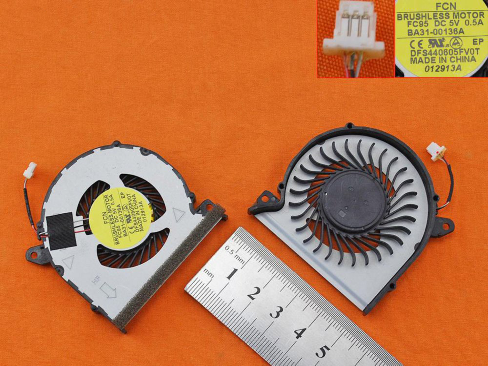 Laptop Cooling Fan for Samsung NP530U4E 530U4E NP535U4E