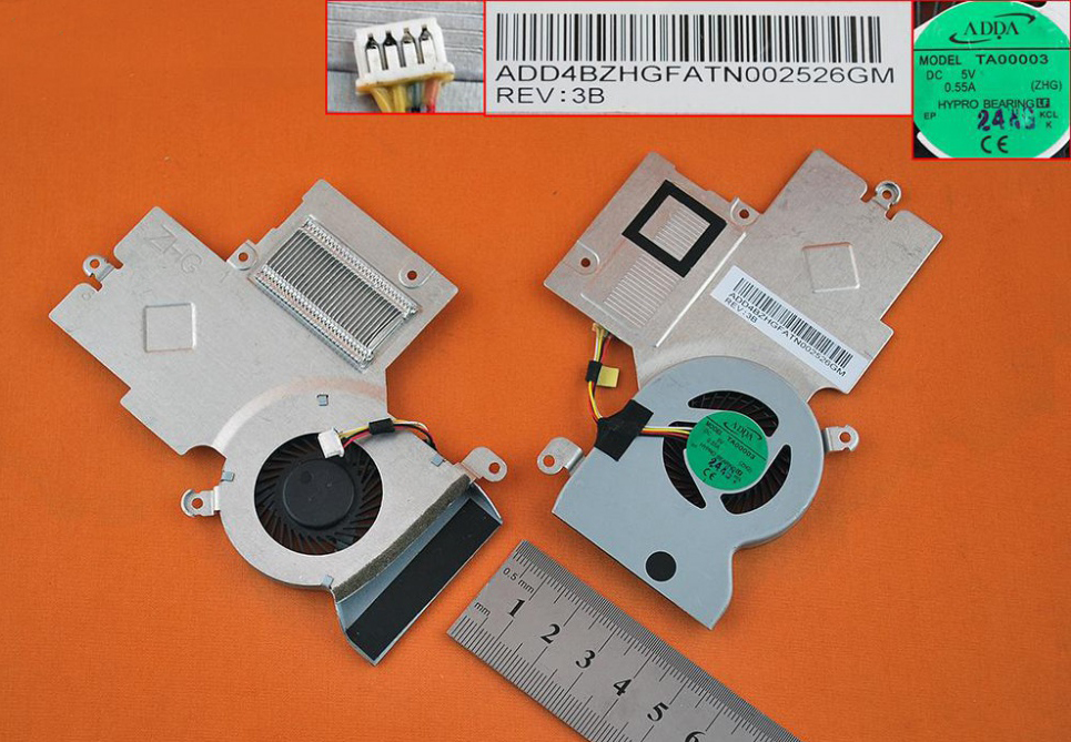 Cooling Fan with Heatsink for Acer Aspire One 725 ZHG V5-121