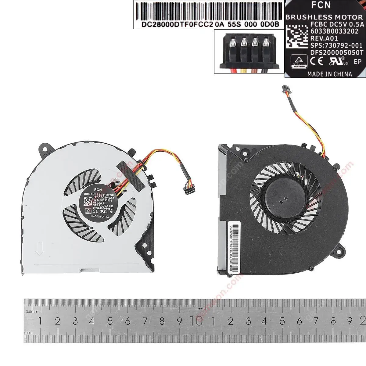 Laptop Cooling Fan for Lenovo IdeaPad Y700 Y700-15ISK Y700-15ACZ