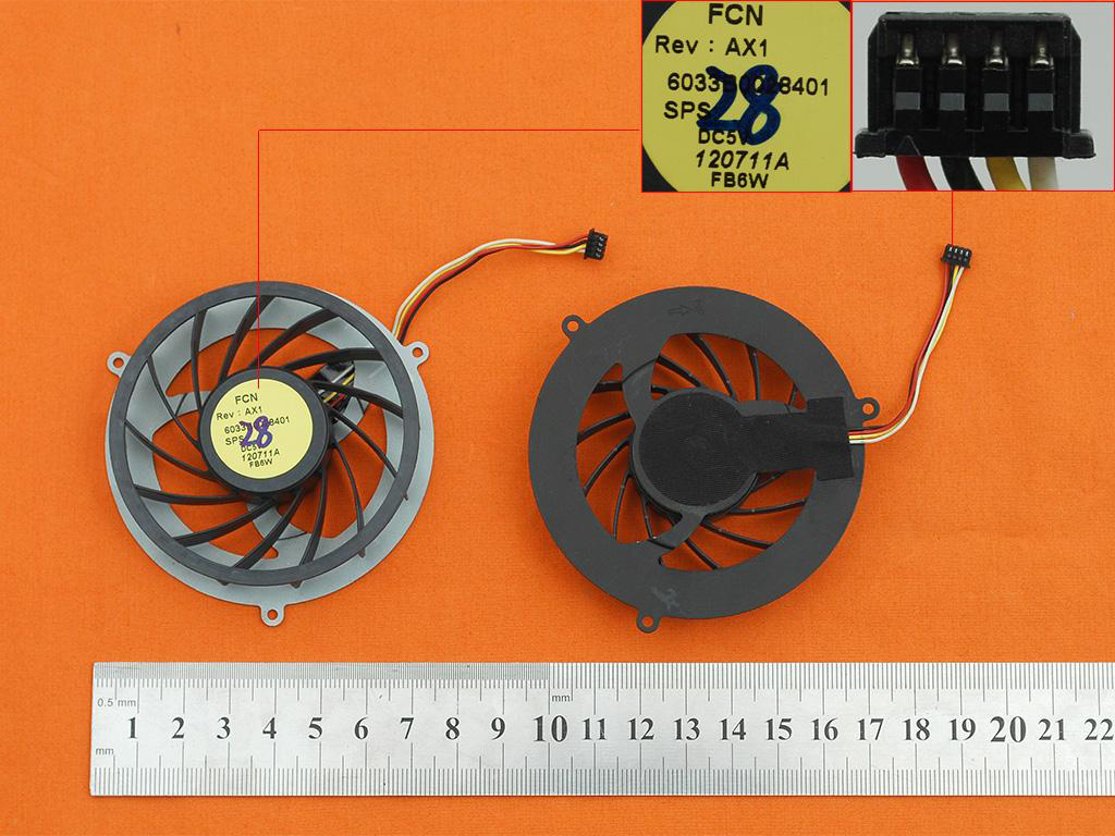 Laptop Cooling Fan for HP EliteBook 8770W 8740W 8675W 8760W