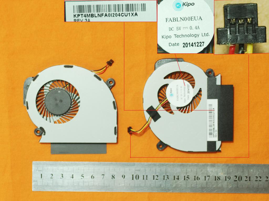 Laptop Cooling Fan for Toshiba Satellite S55T-B , pravý 