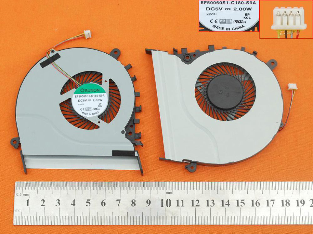 Laptop Cooling Fan for Asus VivoBook S551 S551L V551 V551L