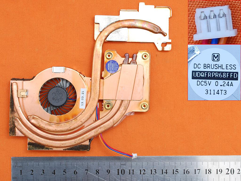 Cooling Fan with Heatsink for Lenovo Thinkpad T61 T61P, LCD 14.1"