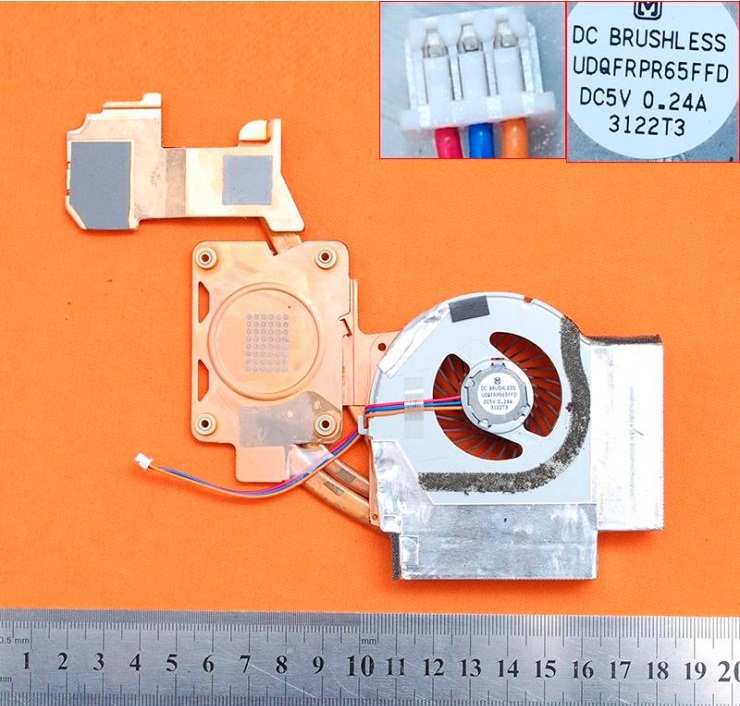 Cooling Fan with Heatsink for Lenovo Thinkpad T500 W500