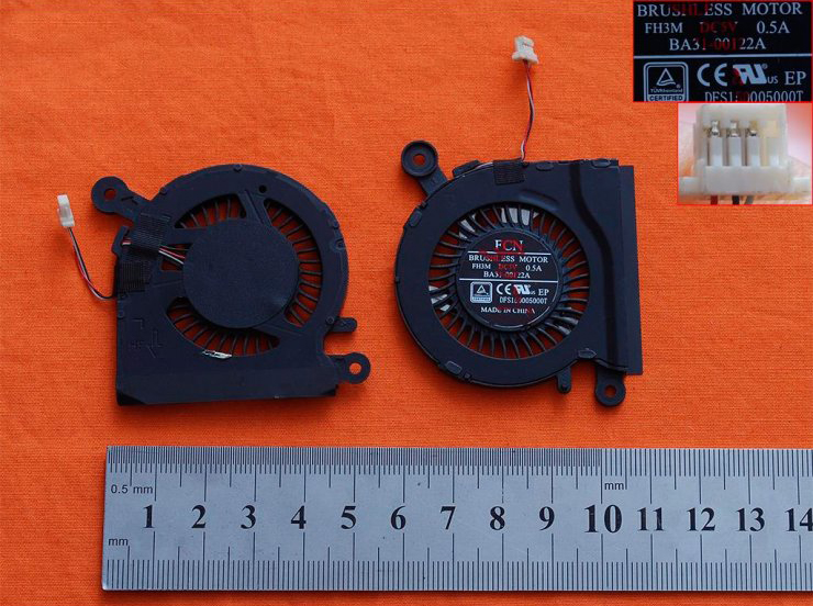 Laptop Cooling Fan for Samsung NP900X3C NP900X3F NP915S3G, right side