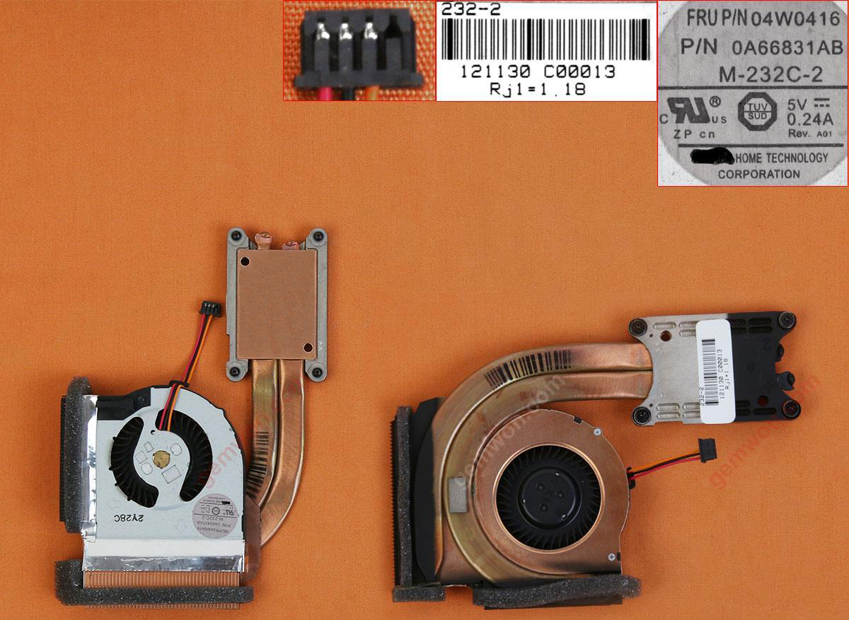 Cooling Fan with Heatsink for Lenovo Thinkpad T420s T420SI