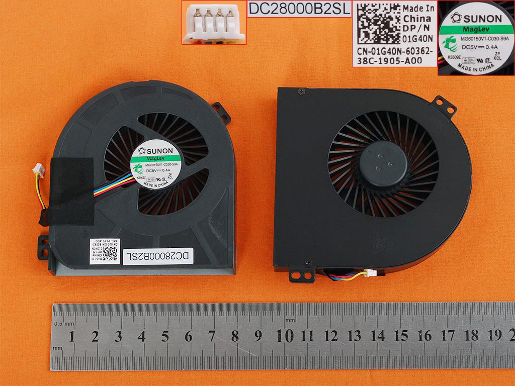 Laptop Cooling Fan for Dell Precision M4700, CPU
